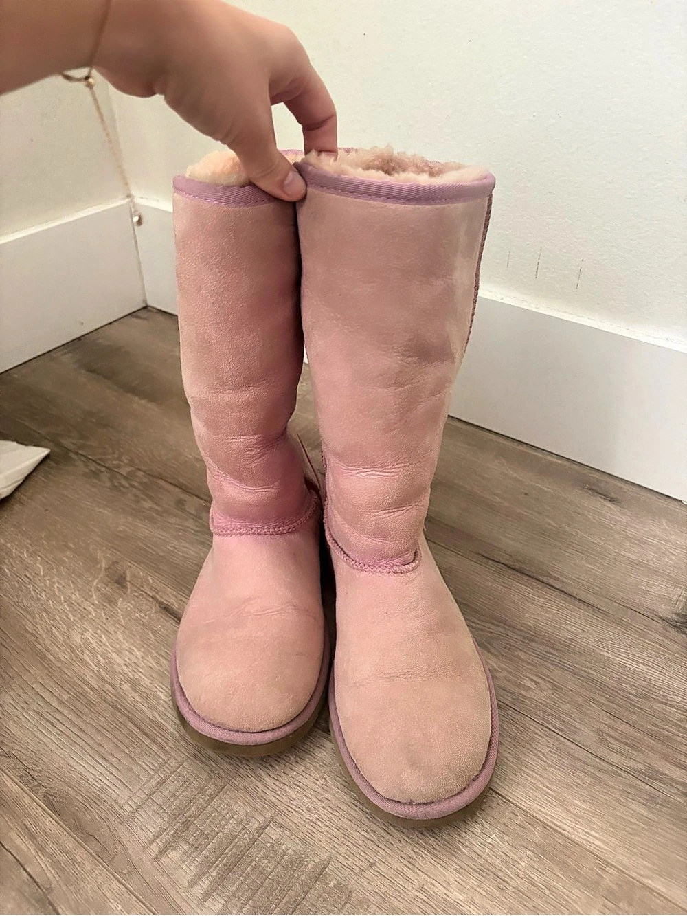 UGG Classic Tall Boots Pink Tall Winter Boots